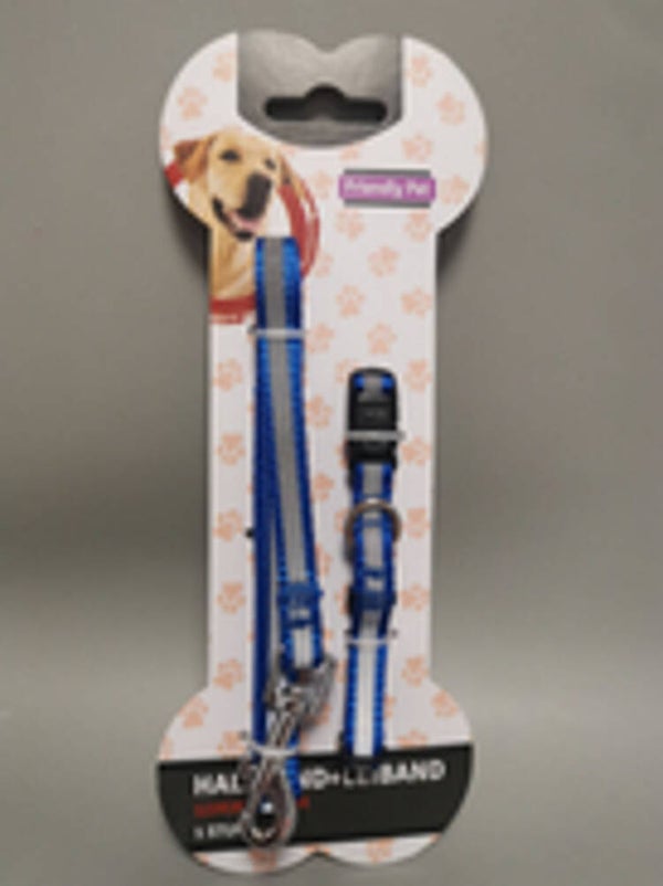 FRIIENDLY PET HALSBAND +LEIBAND