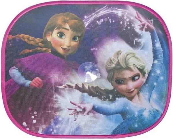 Disney Frozen Autozonneschermen voor op de Achterbank 2 stuks opvouwbaar – 36x18x4cm | Scherm tegen de zon Zijruit | Zonwering voor op de autoruit | Autoraam Zonwering Kinderen