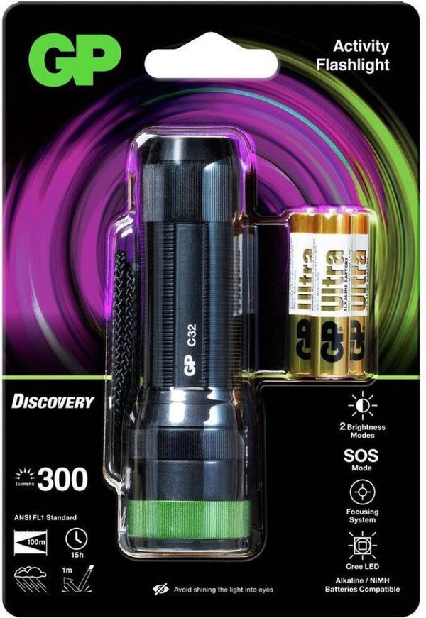 GP LED Zaklamp Activity 300Lm