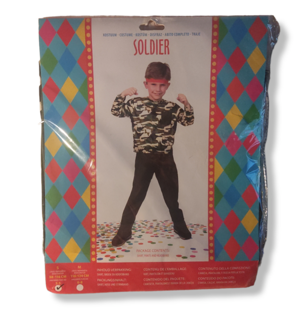 SOLDIER - Verkleed pak - 3-5 jaar