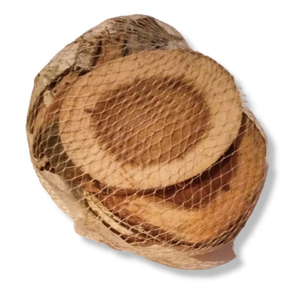 Berken schijven - Hout schijven rond - Decoratie - 8 pcs
