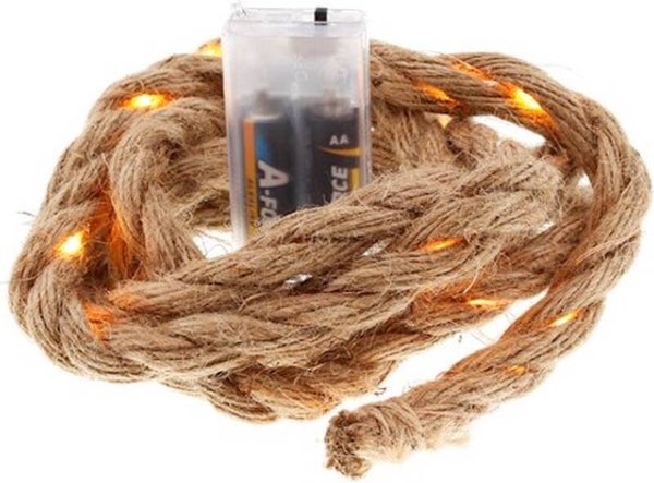 Jute Touw met LED-verlichting | 2 Meter - 25 LED