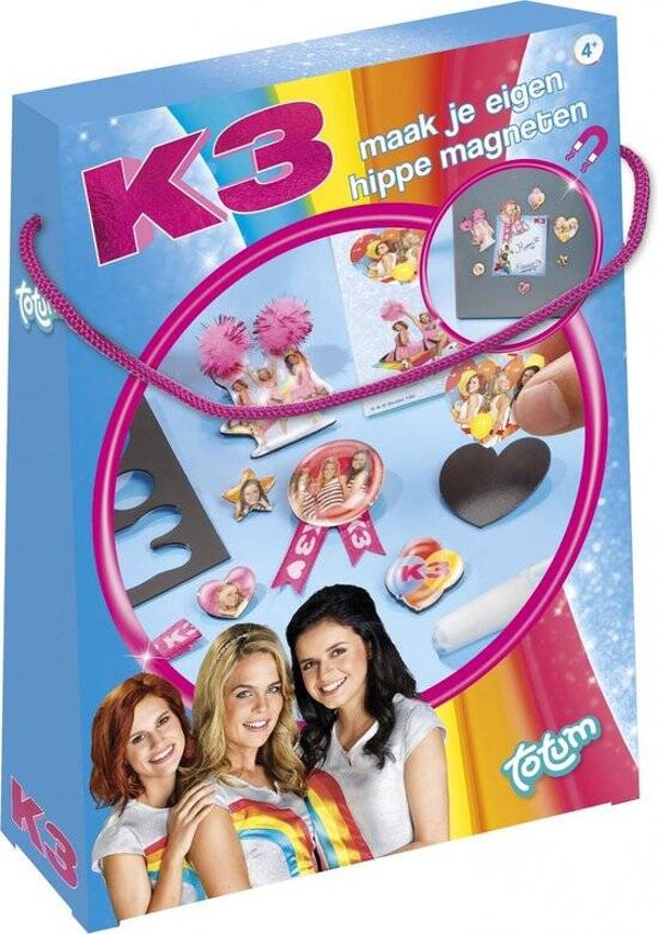 K3 Magneten maken - Totum Knutselset