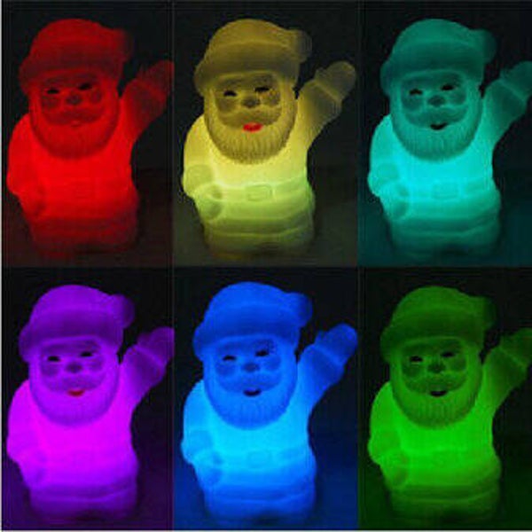 Kerstman led die van kleur veranderd