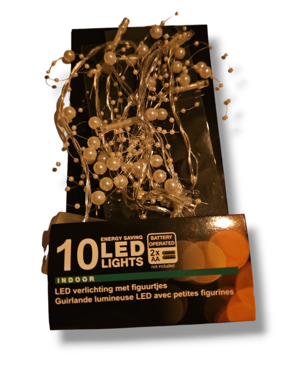 Draad verlichting - Decoratief met balletjes - 10 LEDS