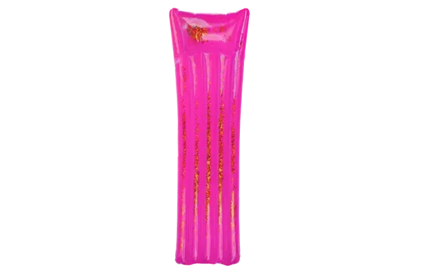 Luchtbed roze met glitter 180 CM