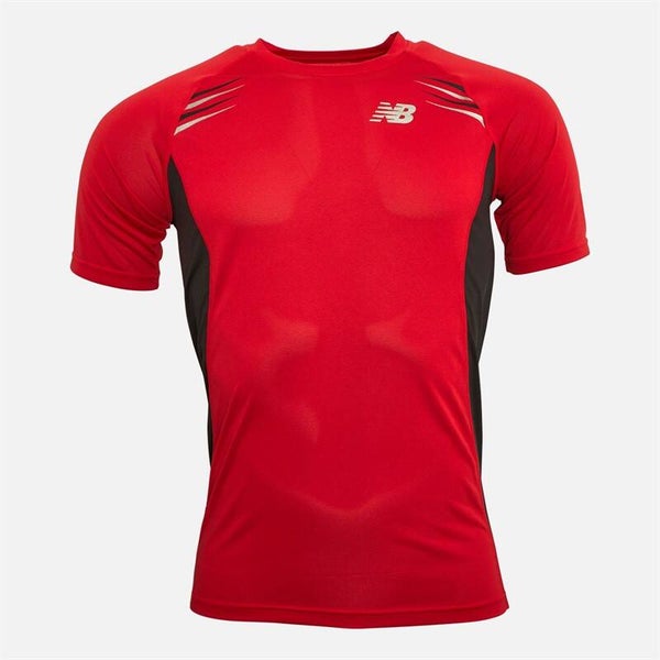 New Balance Rood hardloopshirt heren