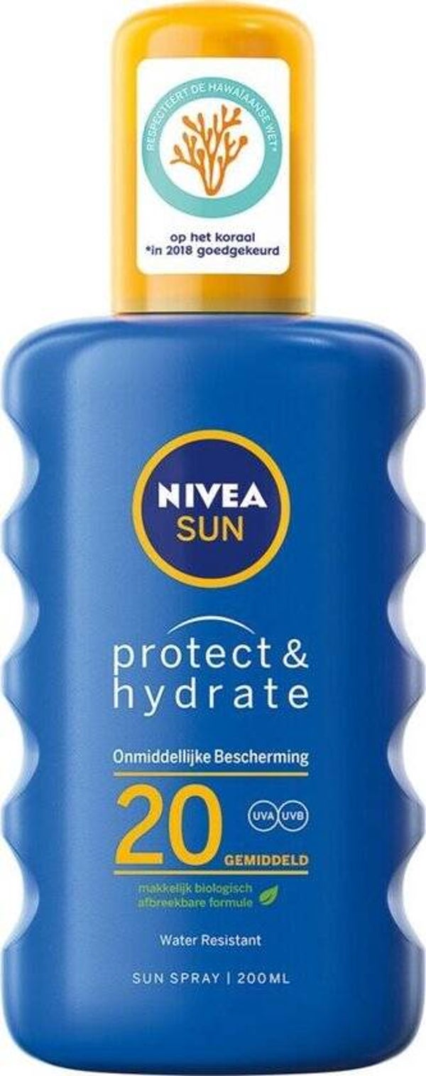 NIVEA SUN Protect & Hydrate Zonnebrand spray SPF 20 - 200 ml