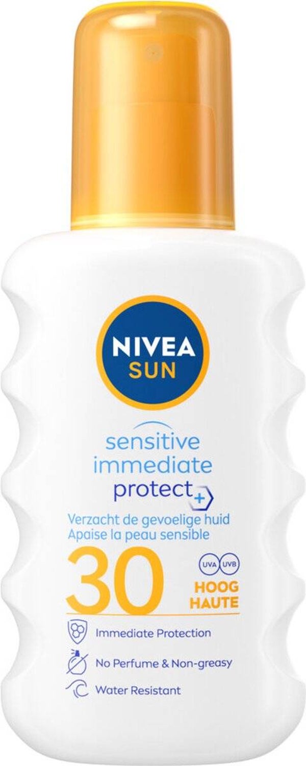 NIVEA Sun Sensitive Soothing Zonnebrand Spray SPF30 - 200 ml