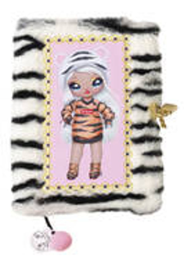 Totum Na!Na!Na! Surprise - geheim dagboek met vacht, applicatie en pompom - Bianca Bengal - fluffy notebook