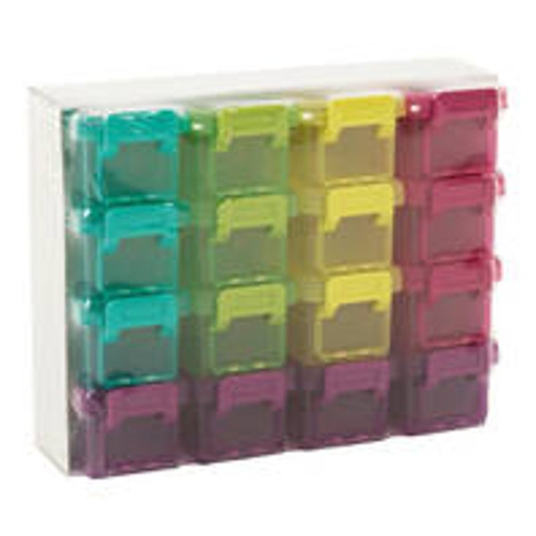 Opbergbox - Mini - 0,14 L - 16 stuks ideaal