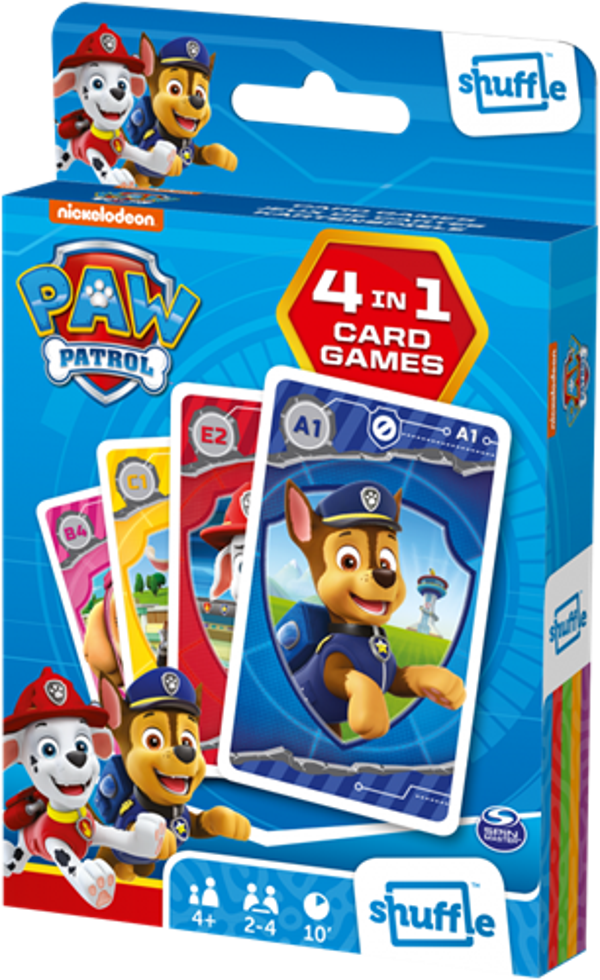 Paw Patrol - 4 in 1 Kaartspel