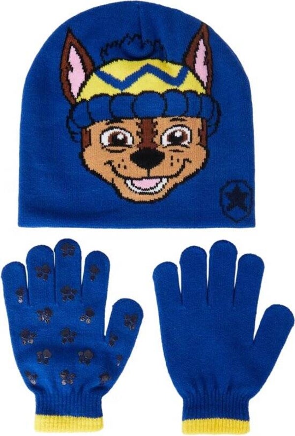 Nickelodeon - Paw Patrol - Chase -  Muts + Handschoenen