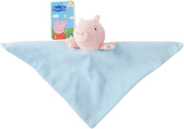Peppa Pig knuffeldoekje - Blauw