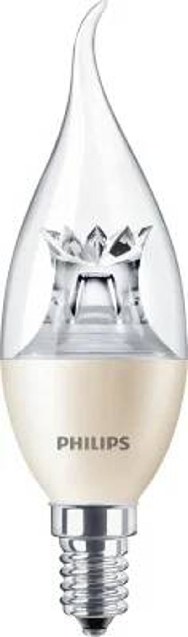 Philips 6W (40W) E14 Warm Glow Dimmable Candle (Dimmable) LED-lamp