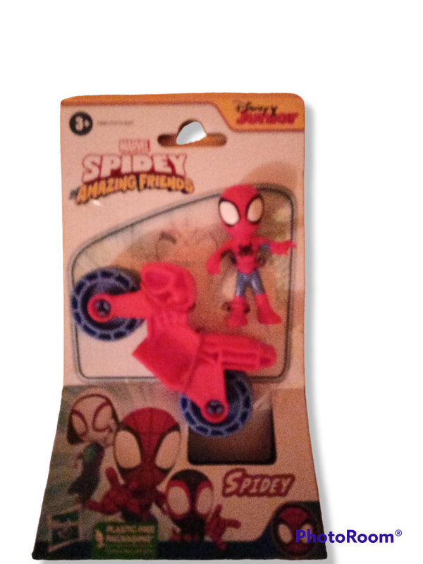Marvel - Spider-Man -  Spidey - Amazing Friends - Moter met figuur - 3+