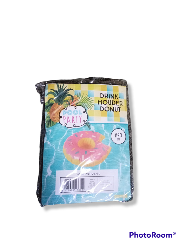 Drinkhouder - Donut - POOL PARTY - 20 cm