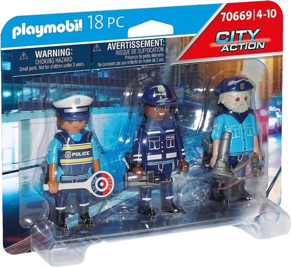PLAYMOBIL City Action Figurenset politie - 70669