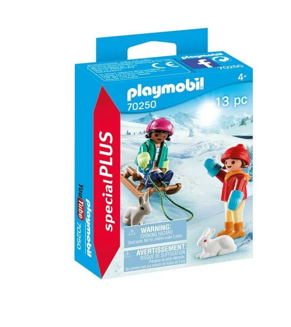 PLAYMOBIL Kinderen met slee - 70250