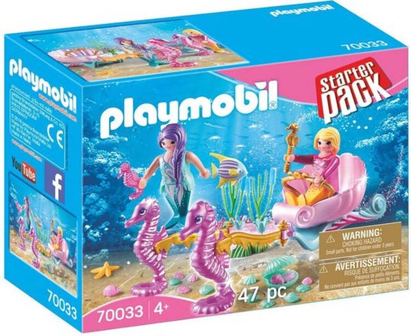 PLAYMOBIL StarterPack koets met zeepaardjes - 70033
