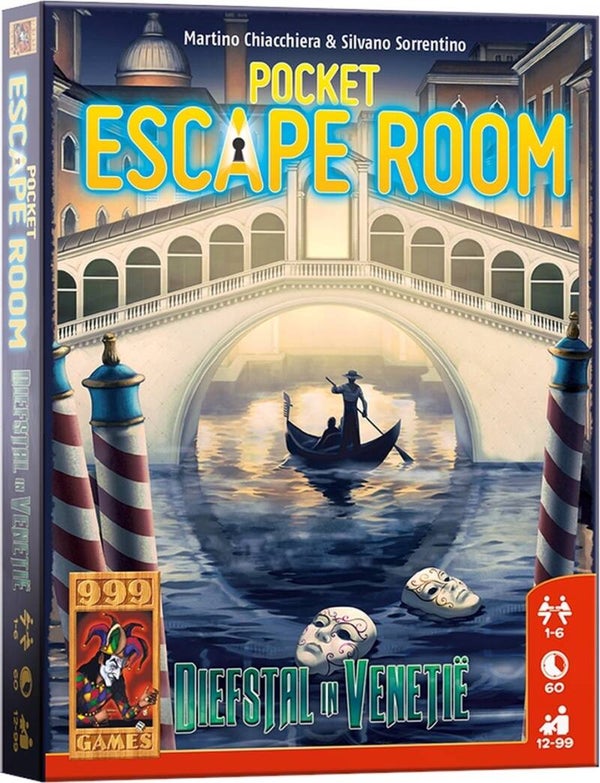 999 Games - Pocket Escape Room: Diefstal in Venetië Breinbreker