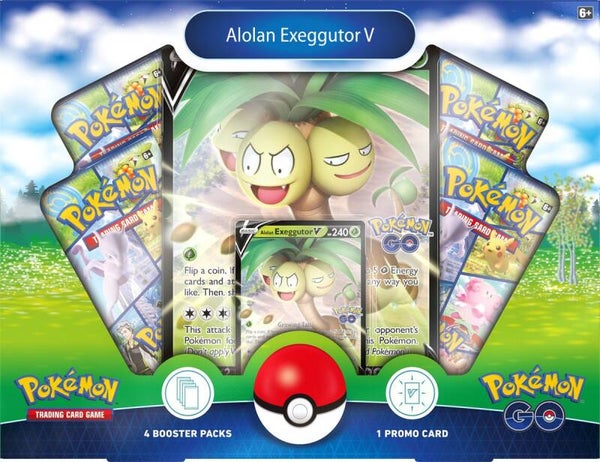 Pokémon GO Collection: Alolan Exeggutor V Collection - Pokémon Kaarten