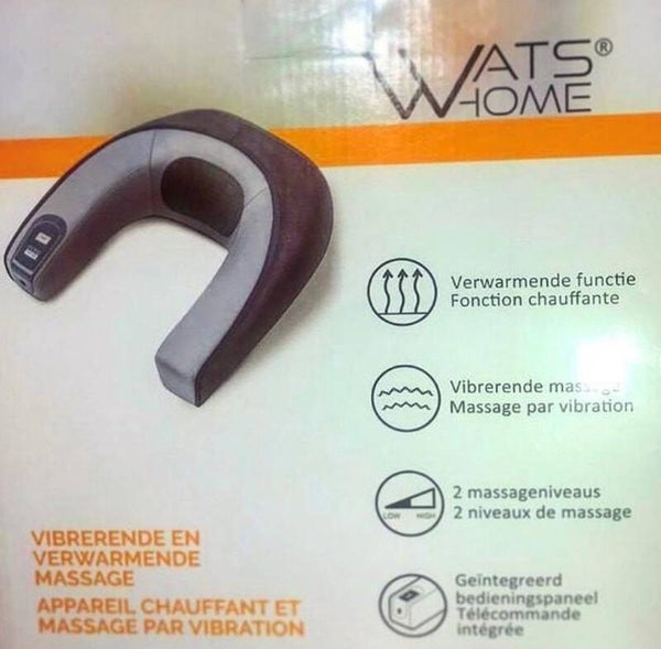 WATSHOME Schouder nek massage apparaat - vibrerend - verwarmend