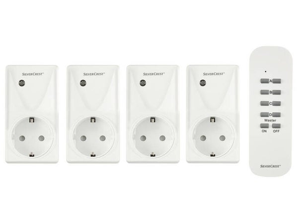 SILVERCREST® Draadloze contactdozenset