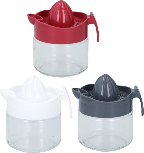 Citruspers - Limoenpers - Sinaasappelpers - Kunststof/glas KLEIN 300 ML !