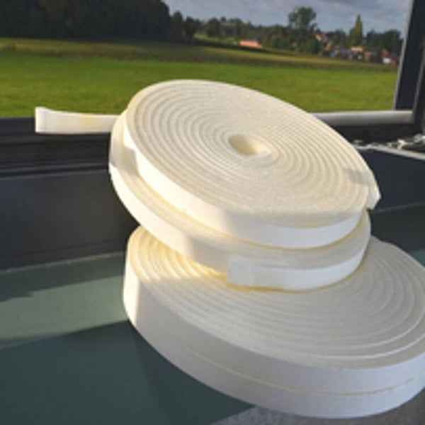 Westham - Tochtstrip Schuim - 10 x 6 mm - 6 M - Wit