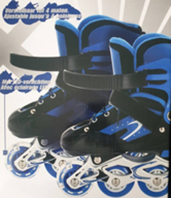 XQ Max Inline Skates Verstelbaar Maat 31-34 met Led Verlichting
