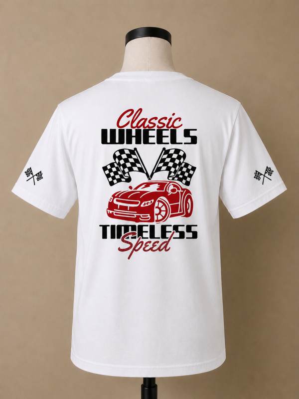 Classic Wheels Timeless Speed Graphic T-Shirt