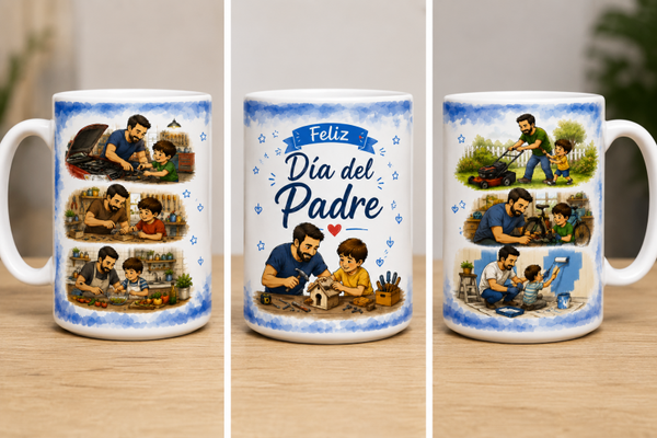 Feliz Día del Padre 15oz Ceramic Mug