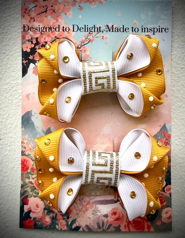 Golden Grace Bow Set