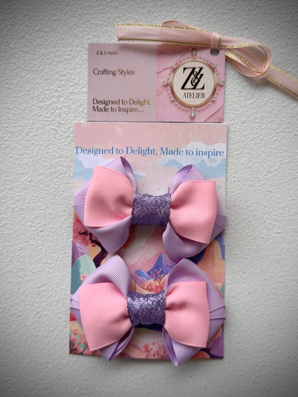 Lavender Dreams Bow Set