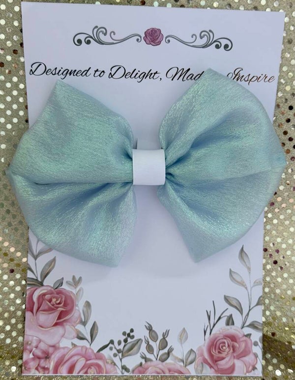 Sea Mist Classic Hair Bow
