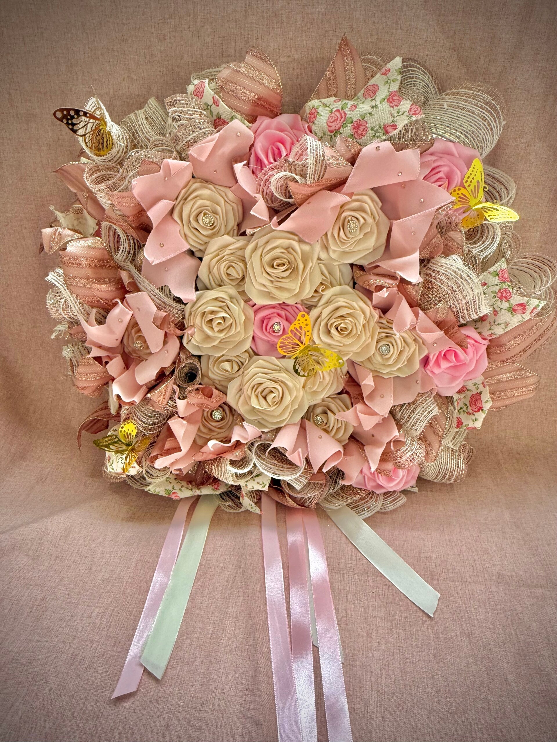 🦋Rose Garden Elegance Wreath
