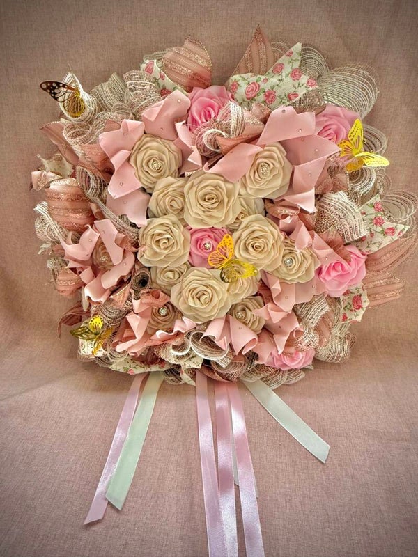 🦋Rose Garden Elegance Wreath