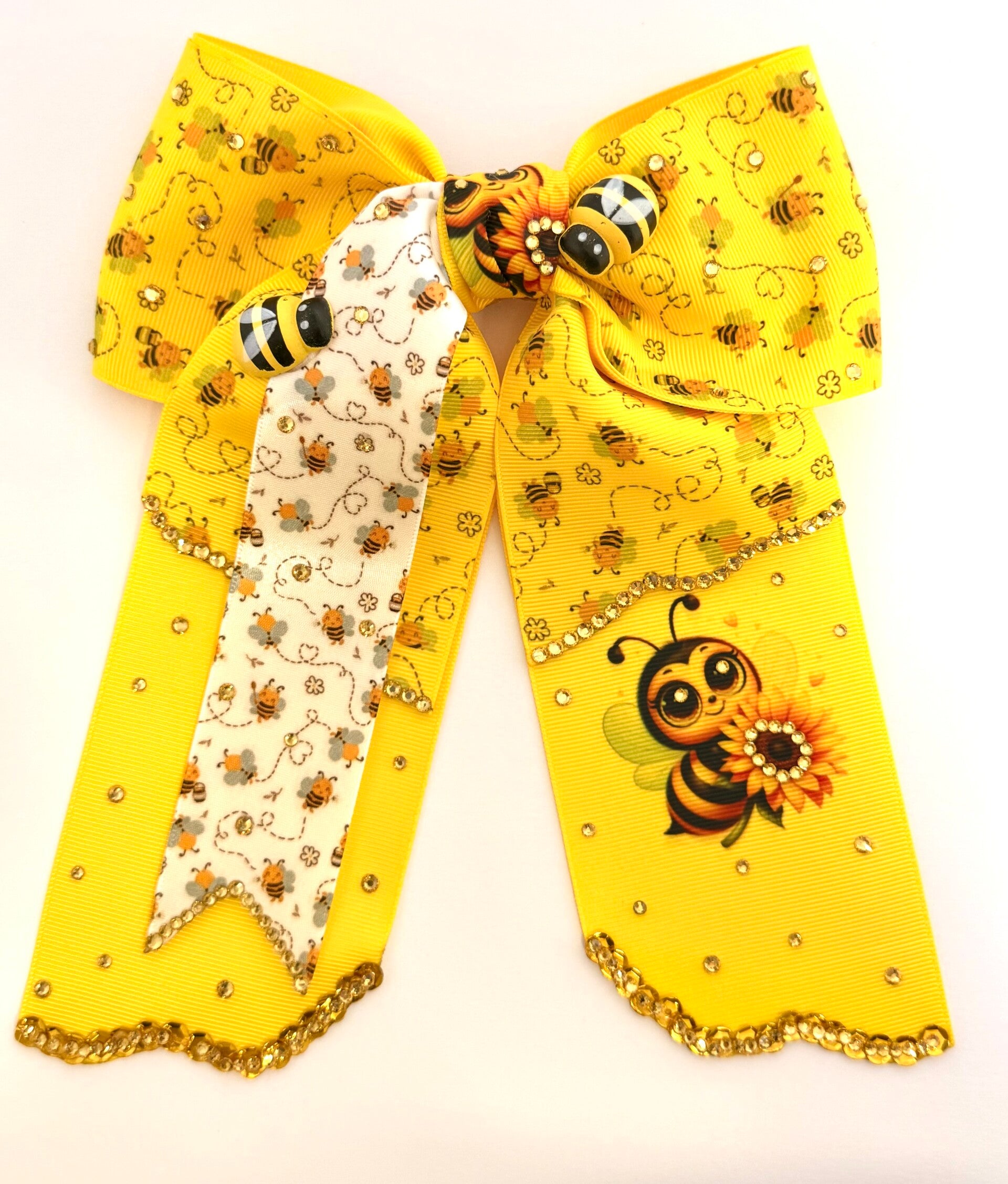 Sunshine Honey Bee Bow