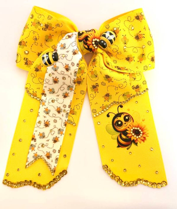 Sunshine Honey Bee Bow