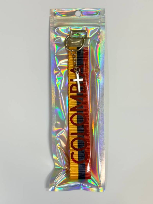 🇨🇴 Colombia Tricolor Keychain