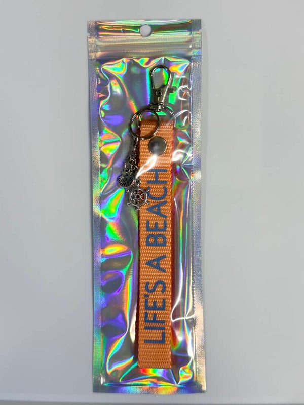 🏖️ Life Is a Beach Keychain