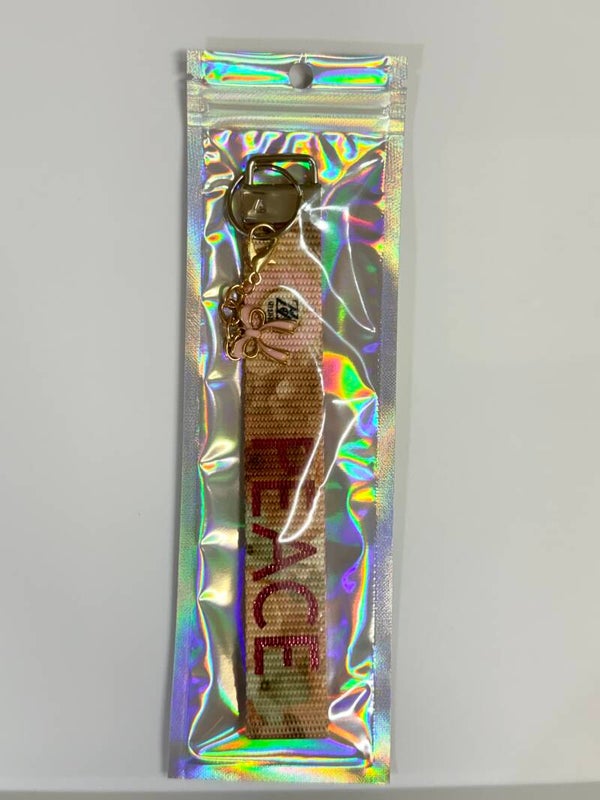 Peace Keychain