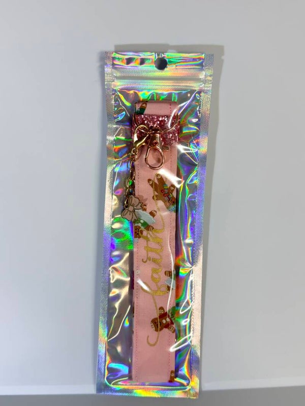 🍓 Strawberry Faith Keychain