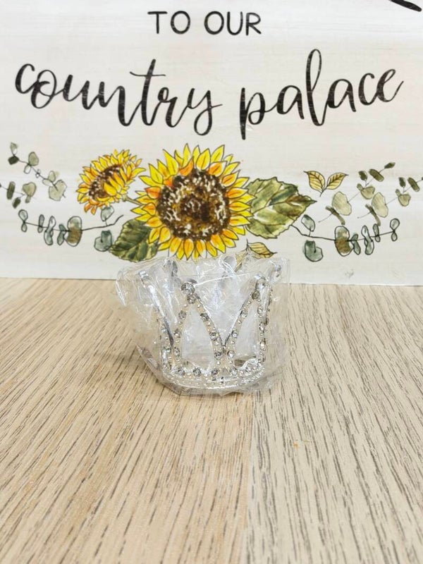 Mini Rhinestone Crown for Eternal Flower Bouquets 👑✨