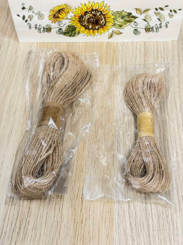 Natural Jute Twine for Eternal Flower Bouquets 🌿