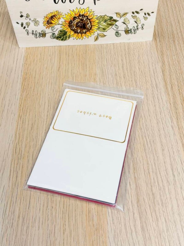 Blank Cards for Eternal Flower Bouquets & Gift Packaging 💌