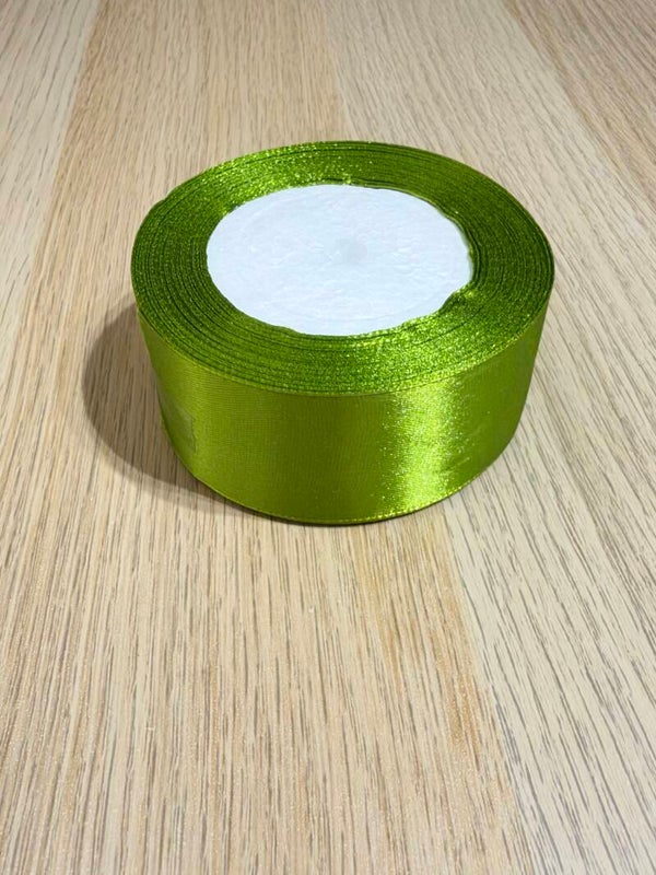 💚 Lime Green Satin Ribbon
