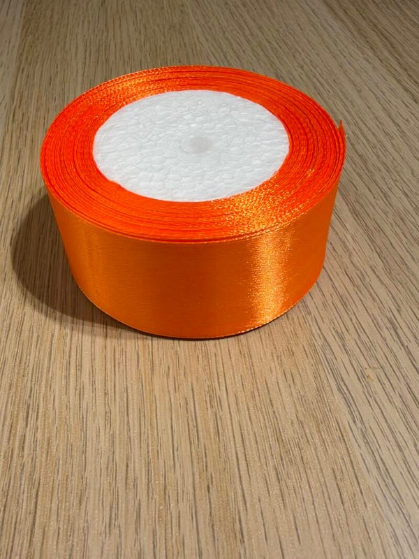🧡 Orange Satin Ribbon