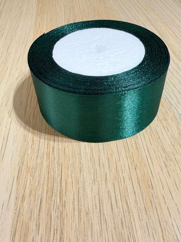 💚 Dark Green Satin Ribbon